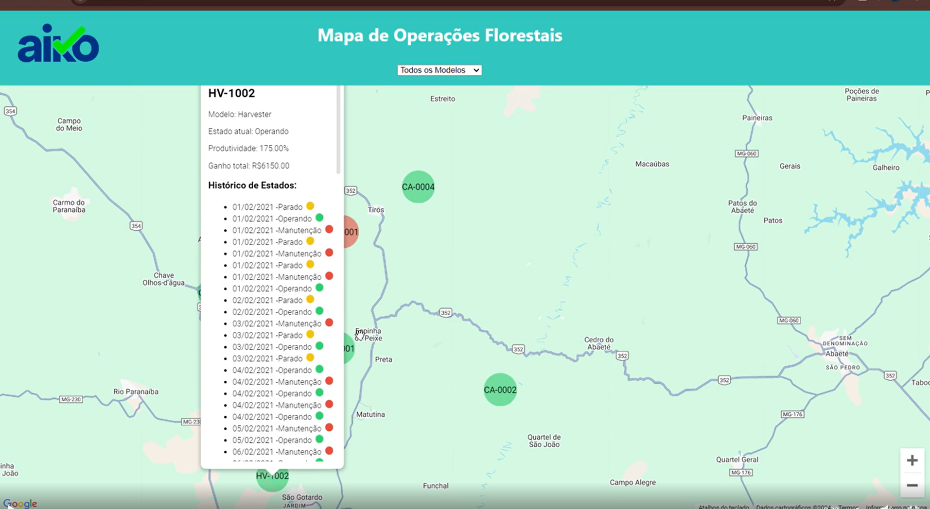 Aplicação de Geolocalização